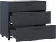Комод Doros Торн Антрацит 3Ш 90х51.6х80 (41510161) - изображение 5