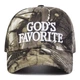 Бейсболка з написом god’s favorite хакі - зображення 3