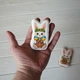 Пряник Великодній зайчик в українському стилі дівчинка - зображення 2