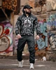 Спортивний костюм чоловічий "Viking" у скандинавському стилі, плащівка, кофта з принтом і штани, весняний M - зображення 5