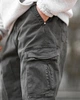 Карго штаны мужские Oversize серые ВТ5308, джинсовые широкие штаны, весенние 31 - изображение 5
