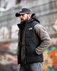 Жилетка мужская The North Face total black, теплая демисезонная безрукавка с капюшоном, плащевка, весенняя XXXL - изображение 2