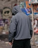 Вітровка чоловіча Stone Island сіра ТР6843, мембранна куртка з капюшоном, весняна XXL - зображення 8