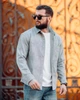Рубашка мужская джинсовая Beg ТР6796, деним (jeans cotton), на кнопках, повседневная, весенняя XXL - изображение 1