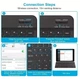 Акумуляторна Бездротова Bluetooth-мініклавіатура для ноутбука, ПК, iPad, планшета та інших пристроїв - изображение 8