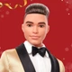 Лялька Кен Барбі колекційний Святковий Шатен у золотому жакеті Barbie Signature Ken 2025 Holiday Light Brown Hair (JGK56) (JGK56) - зображення 5