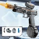 Водяной пистолет Ice Rat water gun с LED-подсветкой электрический автоматический с большим магазином 500 мл черный - изображение 1