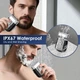 Портативная мини-электробритва Без бренду, Аккумуляторная (Type-C), С LED дисплеем - изображение 6