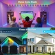 Умная уличная LED гирлянда XINKAITE (60 метров, 250 RGB+IC), Wi-Fi, Водонепроницаемая IP67 - изображение 4