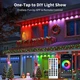 Умная уличная LED гирлянда XINKAITE (60 метров, 250 RGB+IC), Wi-Fi, Водонепроницаемая IP67 - изображение 7