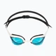 Очки для плавания Arena Cobra Ultra Swipe поликарбонатные линзы,Swipe Anti-Fog ,Бело-синий,черный (003929-100) - изображение 5