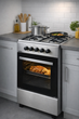 Плита газова Milano ML55G1/07 Inox 50×50 см, газ-контроль, духовка 46 л, 4 конфорки - зображення 2