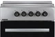 Плита газова Milano ML55G1/07 Inox 50×50 см, газ-контроль, духовка 46 л, 4 конфорки - зображення 6