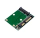 Переходник адаптер для SSD M2 mSATA to SATA Adapter Green (500404) - изображение 2