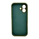 Защитный чехол-накладка Silicone Full Case AA Camera Protect для Apple iPhone 17 Army Green (FullAAi17-29) - изображение 2