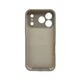 Защитный чехол-накладка Silicone Full Case AA Camera Protect для Apple iPhone 17 Pro Antique White (FullAAi17P-9) - изображение 2