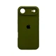 Защитный чехол-накладка Silicone Full Case AA Camera Protect для Apple iPhone 17 Air Army Green (FullAAi17A-29) - изображение 1