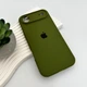 Защитный чехол-накладка Silicone Full Case AA Camera Protect для Apple iPhone 17 Air Army Green (FullAAi17A-29) - изображение 4