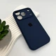 Защитный чехол-накладка Silicone Full Case AA Camera Protect для Apple iPhone 17 Pro Max Blue (FullAAi17PM-55) - изображение 4