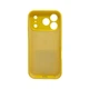 Захисний чохол-накладка Silicone Full Case AA Camera Protect для Apple iPhone 17 Pro Max Canary Yellow (FullAAi17PM-33) - зображення 2