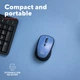 Мышка Trust Yvi+ Silent Wireless/Bluetooth Dark Blue (25514) - изображение 9