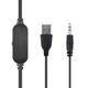 Колонки для ПК и ноутбука Kisonli K500 Multimedia speaker USB - 2.0 / AUX 3.5mm, мощностью 2x3.5W Black - изображение 3
