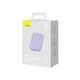 Портативна батарея Baseus Magnetic Mini Wireless 20W 20000mAh, бездротова зарядка, павербанк фиолетовый (PPCX150005) - зображення 9