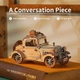 Деревянный 3D-пазл конструктор Ретро автомобиль Robotime Vintage Car TG504 (164 детали) - изображение 8