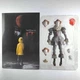Коллекционная фигурка Neca Пеннивайз (Pennywise) 18 см из фильма «Оно» с сменными головами и руками - изображение 2