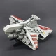 Конструктор звездный крейсер Венатор 67106 Star Wars космический корабль на 960 деталей для сборки модели боевого флагмана Галактической Республики с иллюминаторами пушками башнями и турбоускорителями размером 465 на 235 на 176 см для фанатов - изображение 3