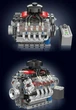 Моторизованный конструктор Chevrolet Chevy V8 LSX 454 (487 деталей) реалистичная модель автомобильного двигателя с коробочкой - изображение 4