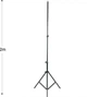 Штатив Andoer Metal Tripod / 200 см / Чорний Б/В - зображення 2