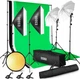 Студийный набор ESDDI PS-055 / Софтбоксы 50x70 / Фотофон 2.6x3м / 5500K / 4 лампы 85W Б/В - изображение 1
