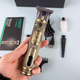 Тример акумуляторний для бороди та волосся VGR V-948 з LED дисплеєм Gold (3_05686) - изображение 3