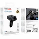 Модулятор Borofone BC61 45W USB-C PD30W USB 15W 12-24V чорний ABS пластик для заряджання та відтворення музики - зображення 2