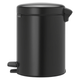 Бак для мусора с педалью Brabantia NewIcon Pedal Bin 5 л черный 112928 (00800450) - изображение 2
