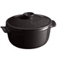 Кастрюля с крышкой керамическая Emile Henry Cookware 5.3 л черный 794553 (08700213) - изображение 4