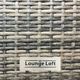 Угловой набор садовой мебели из Ротанга Lounge Loft Мадрид и три пуфа Светло-коричневый (Угловой диван, Стол и 3 пуфа) L403 Light-Brown - изображение 8