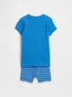 Детская пижама Sesame Street GAP футболка и шорты 1159849651 (Синий 3) на рост 91-99 см - изображение 4
