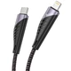 Дата кабель HOCO U95 Freeway 4in1 USB/Type-C to Type-C/Lightning 60W (1.2m) (Black) (249223) - изображение 7