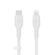 Кабель Belkin BoostCharge Flex Type-C - Lightning 2 м White (CAA009bt2MWH) OEM - зображення 2