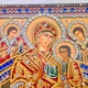 Икона «Богородица Всецарица» на стекле в белой раме 32х28 см - изображение 2