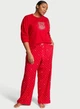 Піжама фланелева світшот/штани Victoria's Secret Flannel Long-Sleeve Tee-Jama Set S Червоний (26811521D) - изображение 1