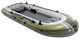 Ponton dmuchany Intex Seahawk 4 4-osobowy 351 x 145 x 48 cm Szaro-zielony 66334 (6941057430669) - obraz 1
