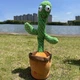 Яктус повторюшка tiktok, Інтерактивна іграшка dancing cactus, Іграшка музичний кактус SO-14 - изображение 5
