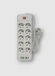 Мережевий подовжувач фільтр резвітлювач D10 5м, LED, 10-220V, 4-USB, 1-PD Type-C mel 7.8 - изображение 5