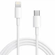Кабель для быстрой зарядки iPhone 8 X 11 12 13 14 Plus Pro Max с разъемом Apple Lightning to Type-C (USB-C) зарядка для айфона 1M шнур для iPad Cable IOS White - изображение 1