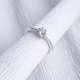 Серебряное кольцо с фианитом Комплимент 17 р - изображение 3