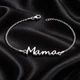 Серебряный браслет Мама 18 см - изображение 2