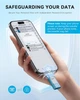 Флешка ROSPE RSE243 256 ГБ для iPhone/iPad/Android/PC Lightning/Type-C/USB синя - изображение 4